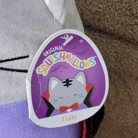 NWT Rare Squishmallow 9" TALLY the VAMPIRE CAT HALLOWEEN 2021 HTF - Picture 2 of 8